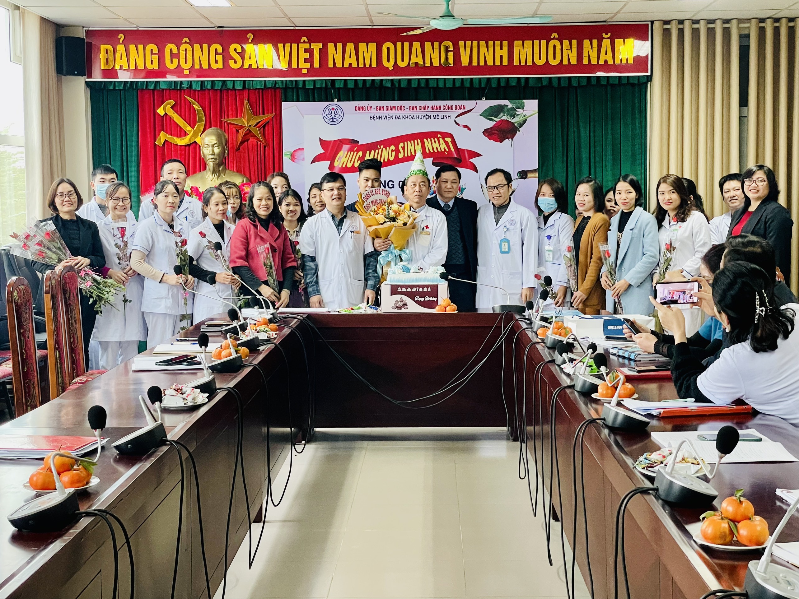 Bệnh viện đa khoa huyện Mê Linh Chúc mừng các đồng chí có ngày sinh trong tháng 1 năm 2023