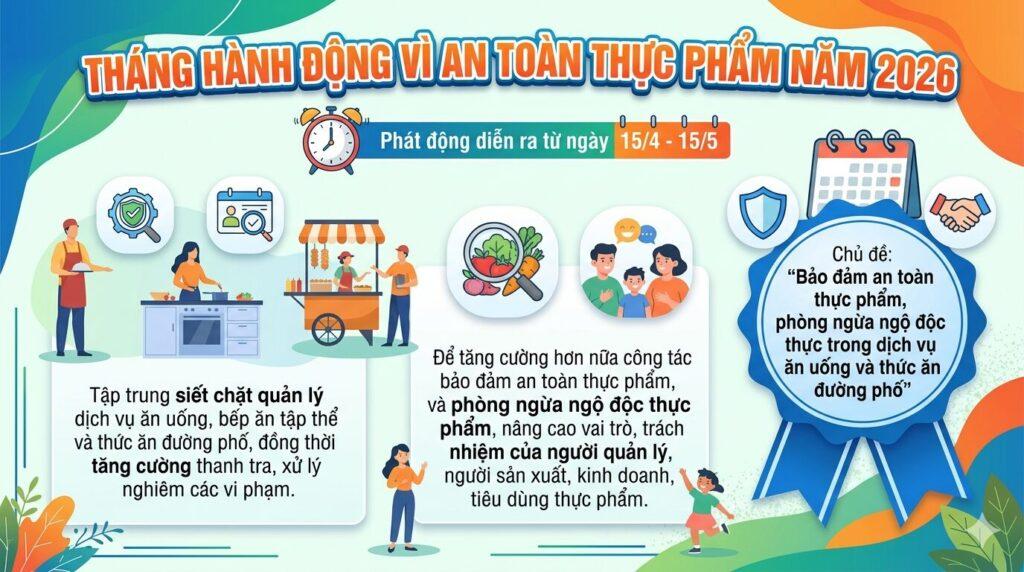 THÁNG HÀNH ĐỘNG VÌ AN TOÀN THỰC PHẨM 2026