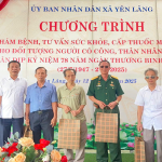 XÃ YÊN LÃNG TỔ CHỨC KHÁM BỆNH, TƯ VẤN SỨC KHỎE, CẤP THUỐC CHO CÁC ĐỐI TƯỢNG CHÍNH SÁCH NHÂN DỊP KỶ NIỆM 78 NĂM NGÀY THƯƠNG BINH - LIỆT SĨ (27/7/1947 – 27/7/2025)