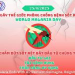 BỆNH VIỆN ĐA KHOA HUYỆN MÊ LINH HƯỞNG ỨNG NGÀY THẾ GIỚI PHÒNG CHỐNG BỆNH SỐT RÉT – 25/4/2025